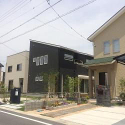 ”野洲リバーサイドタウン街並み